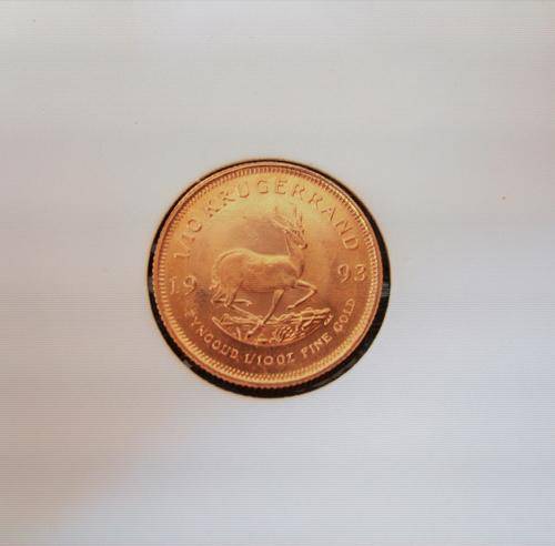 1993.....GOLD...1/10oz...UNCIRCULATED  KRUGER RAND......STARTS @ R1
