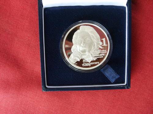 2010 GORDIMER*****1991 NOBEL WINNER*****R1 PURE SILVER PROOF******@ R1 R1 R R1 R1