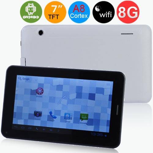 4GB Allwinner A13 Cortex DDR3 1GB 7.0inch Dual Cam Tablet