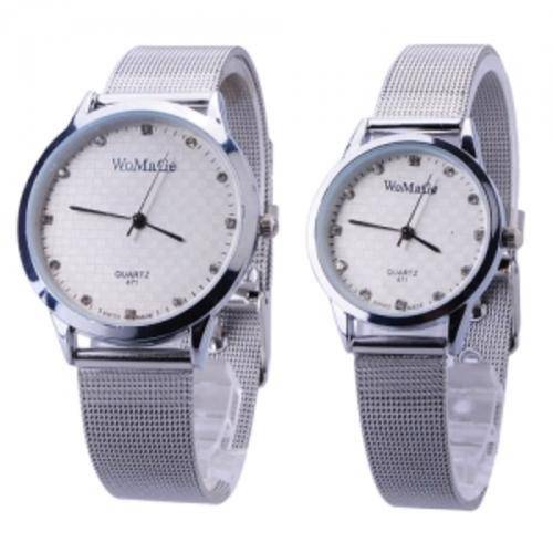 Fashion Ultrathin Round Dial Couples Watches
