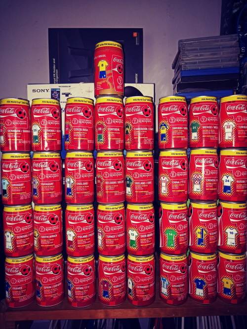 2002 FIFA World Cup Coke Can Collection - Full Set