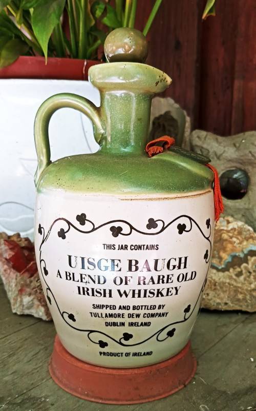 Vintage Tullamore Dew Blended Irish Whiskey Jug EMPTY Dublin Ireland