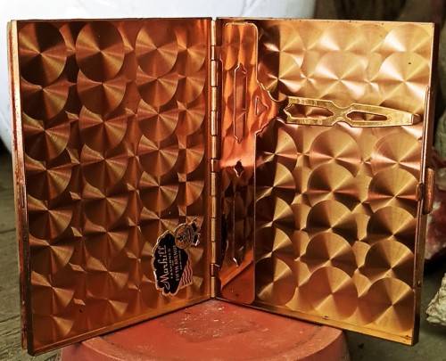 Vintage Marhill Mother of Pearl Cigarette case Collectable Piece