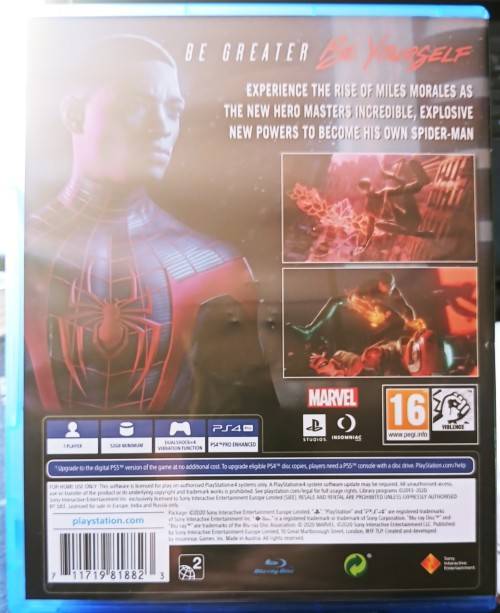 Marvel Spider-Man Miles Morales (PS5 Upgrade available)