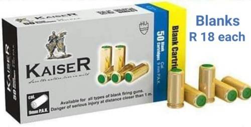 9mm Blank Rounds (loose)