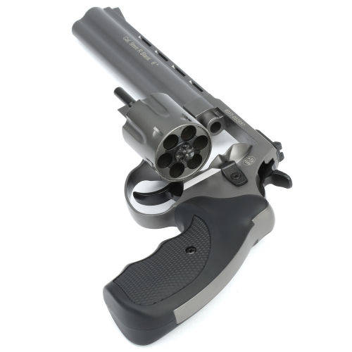 Zoraki 4.5` R1 6 inch blank firing revolver cal. 9mm - titanium - include 6 blank rounds and holster