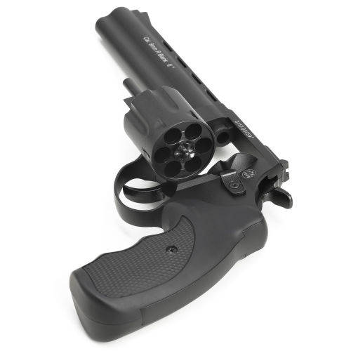 Zoraki R1 6 inch blank firing revolver cal.9mm P.A.K -black- include 6 blank rounds and holster