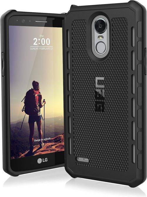 CLEARANCE SALE! UAG LG Stylo 3/Stylus 3 Outback Rugged Military Drop Tested Case - Black