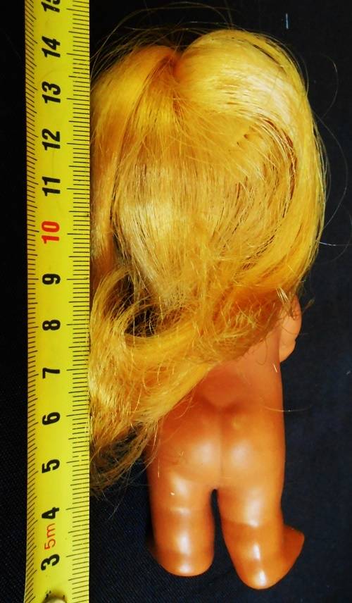 Vintage collectable IMPCO Sun Bunnies doll  sassy doll or hula doll hugging herself 1960 s