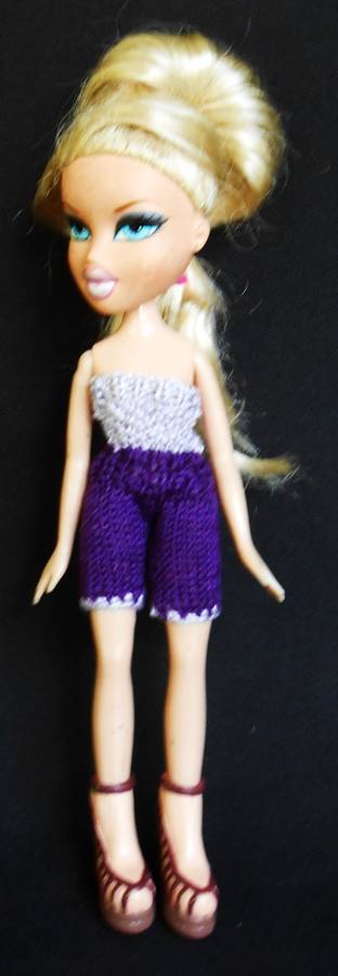 Collectable Bratz Doll Chloe in outfit knitted for her
