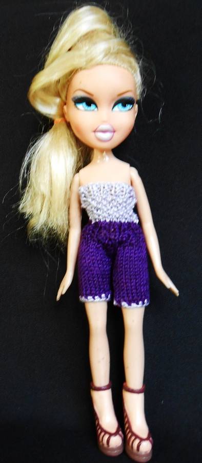 Collectable Bratz Doll Chloe in outfit knitted for her
