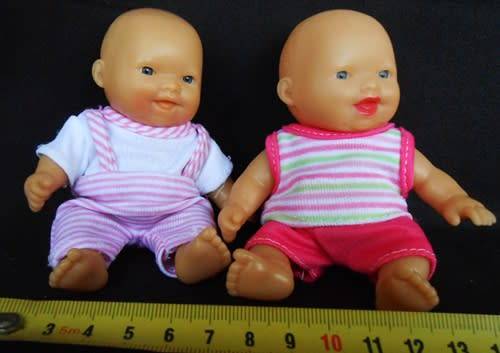 Chubby baby dolls two small dolls