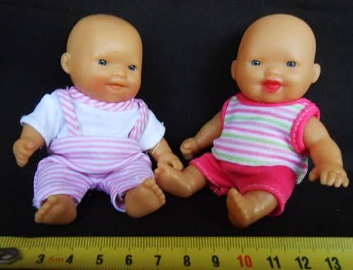 Chubby baby dolls two small dolls