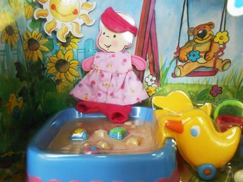 Baby Born Miniworld by Zapf Creations sandpit play area second set