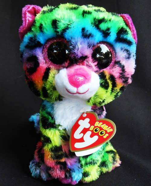Ty Beanie Boos Dotty the multicolor leopard