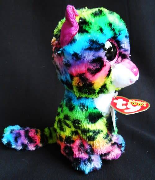 Ty Beanie Boos Dotty the multicolor leopard