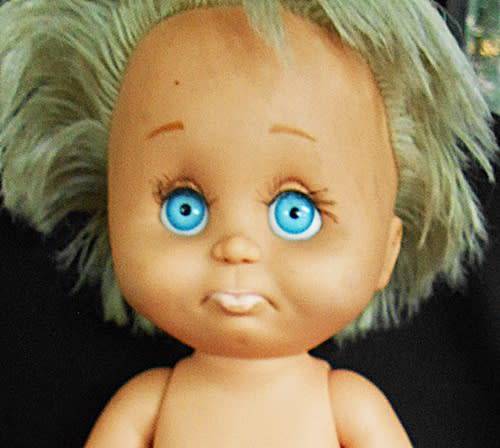 1990 American Galoob Baby Face So Sorry Sarah doll