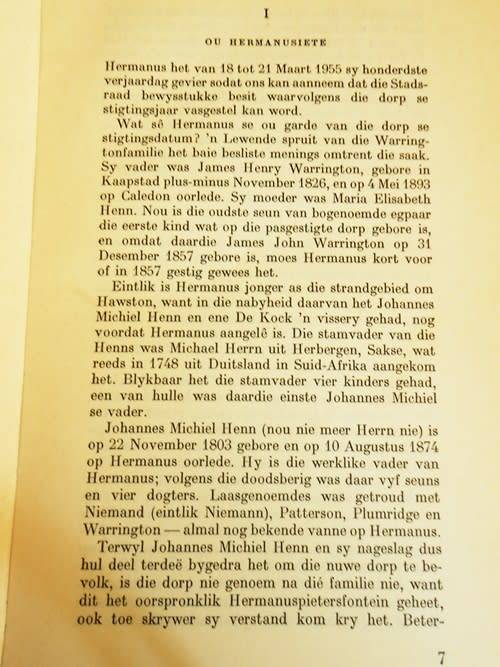 Klein Vaderland verdere sketse en verhale uit die Overberg deur c g s de villiers