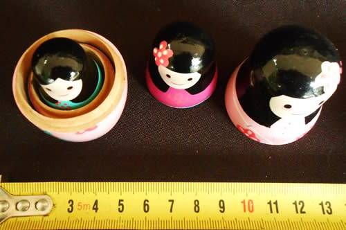 nesting dolls set of three dolls