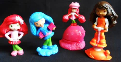 Collectable Strawberry Shortcake and Friends  4 Figures made for McDonalds