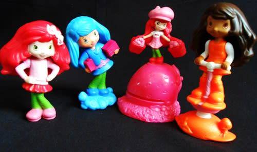 Collectable Strawberry Shortcake and Friends  4 Figures made for McDonalds