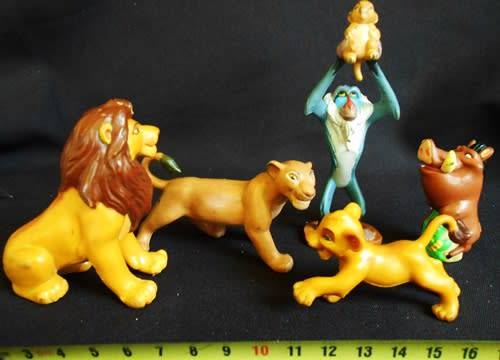 collectible disney figures from the lion king 5 figures