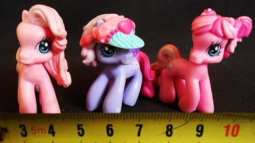 Collectable My Little Pony three tiny Ponies