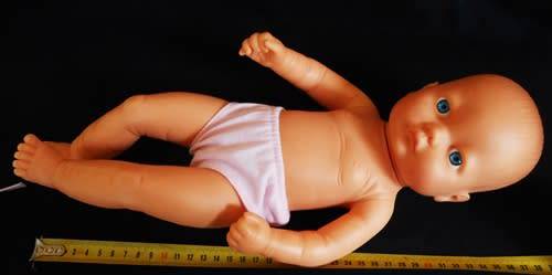 newborn baby girl doll 38 cm