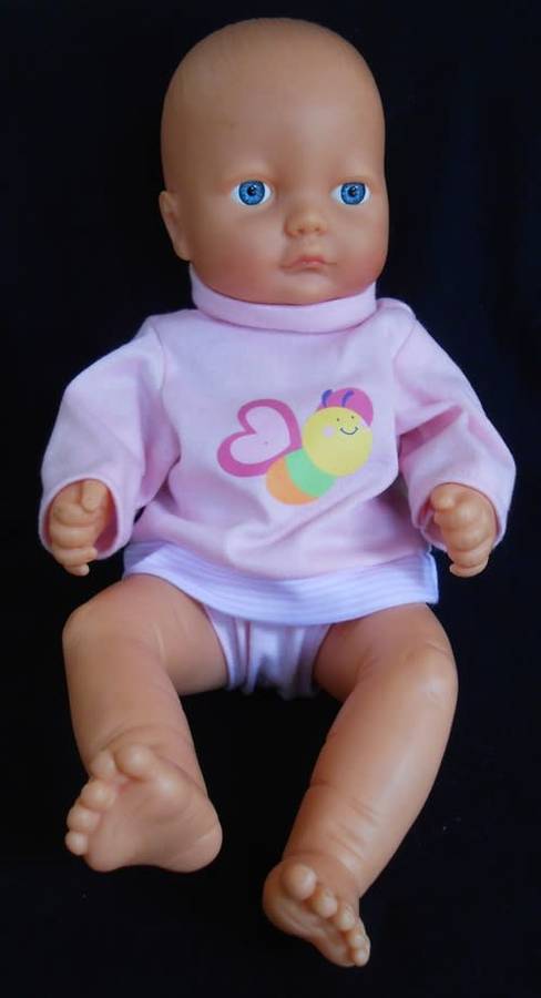 newborn baby girl doll 38 cm