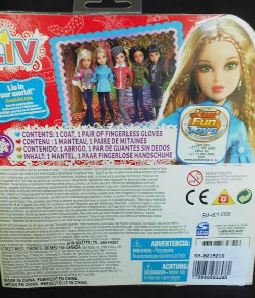 Collectable Liv n Hip Clothes for Liv doll Could fit Barbie sized doll  New in Packet