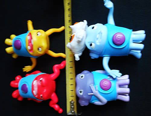 Collectable Home On The Boov  four Toy Figures  McDonalds Dreamworks