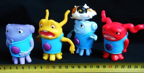 Collectable Home On The Boov  four Toy Figures  McDonalds Dreamworks