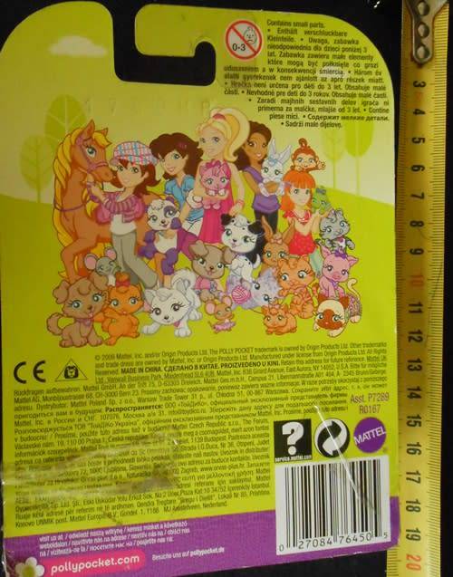 Collectable Polly Pocket Sparkling Pets N I P