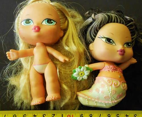 two collectable Baby Bratz dolls