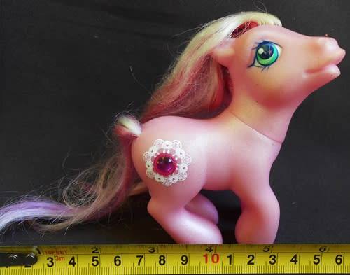 MLP My Little Pony G3 Crystal Lace Friendship Ball Pink Jewel Gem 2003