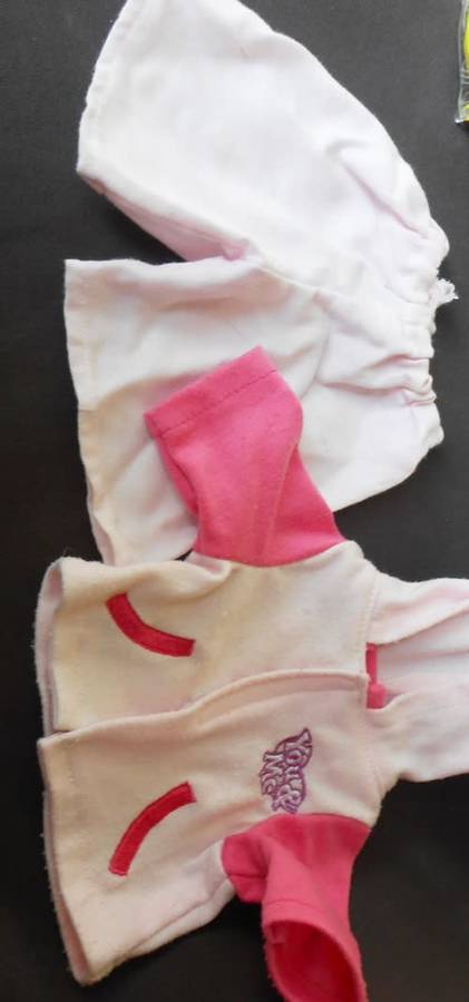 Pretty pink hooded top and pants outfit for a Doll made by You and Me