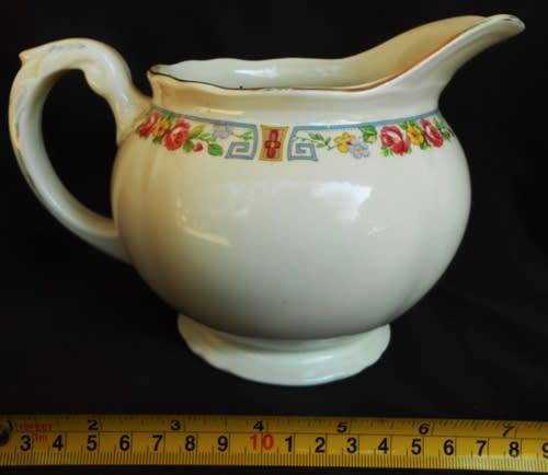 Vintage Grindley Cream Petal Milk Jug
