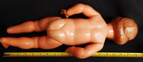 Antique 18` Schildkrot Celluloid Doll,