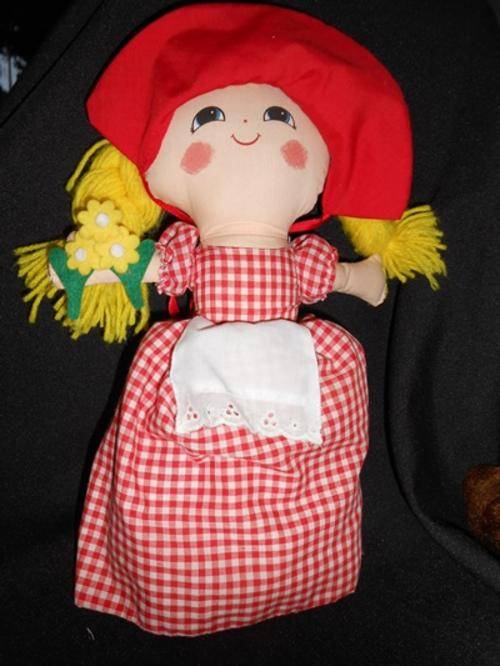 Hand Puppet Little Red Riding Hood with Grandma and Wolf