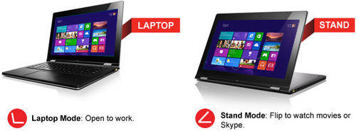 lenovo yoga i5/13.3" touch screen! !4gig ram! 128gig ssd! windows 8! brand new sealed!!!