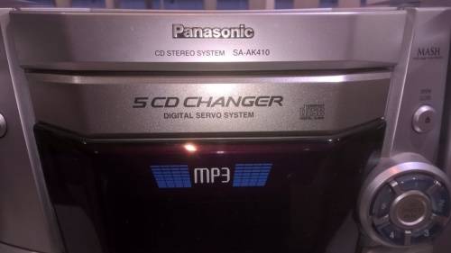 Panasonic Vintage Double Take deck & 5 CD Bi-wired AMP audio system