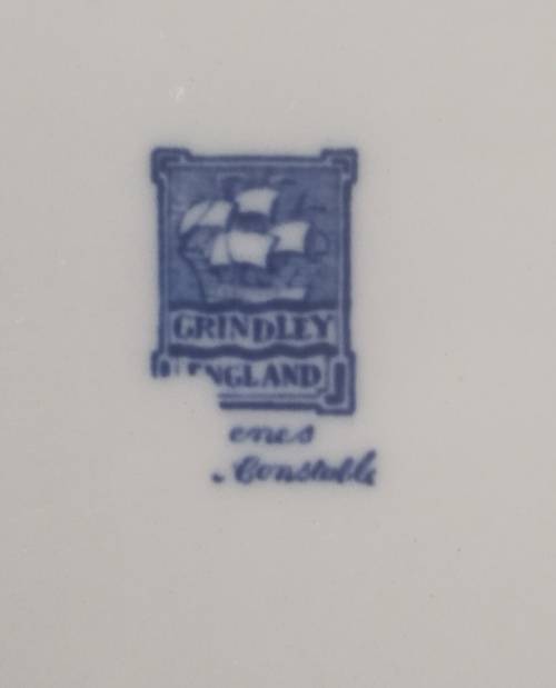 Salisbury Cathdral Blue and White Decorative Plate