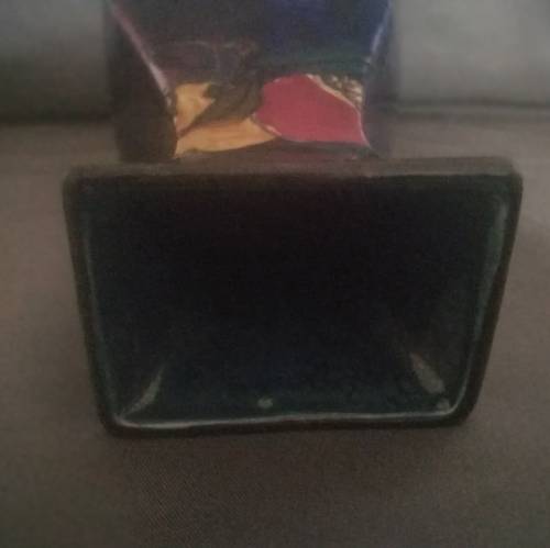English Art Nouveau Porcelain Pomegranate Vase