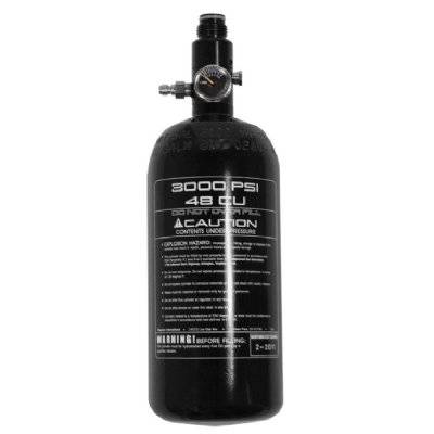 Inspire 48 CU 3000PSI black steel air tank