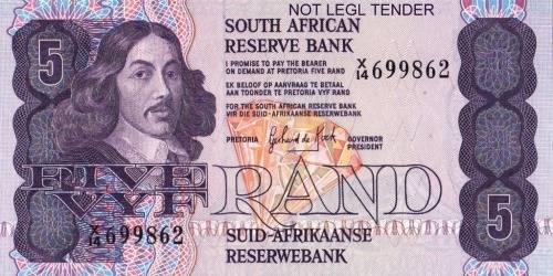 GPC de Kock 3rd Issue R5 Replacement Note X14 Uncirculated
