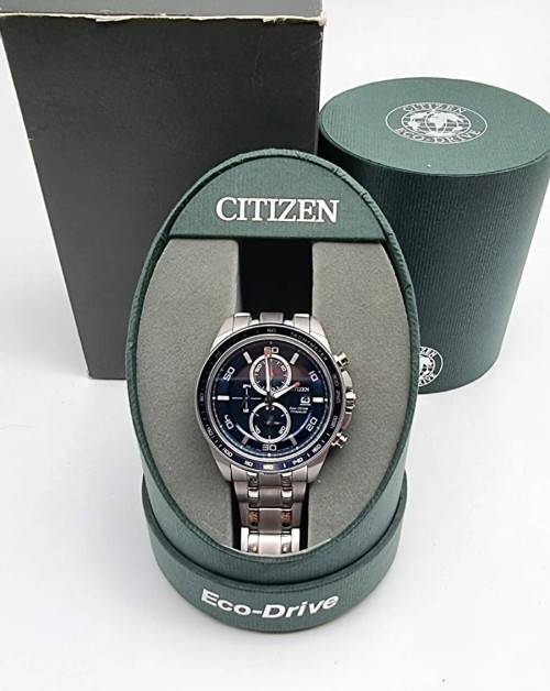 Citizen Ecoo Drive Titanium. With box and booklet.
