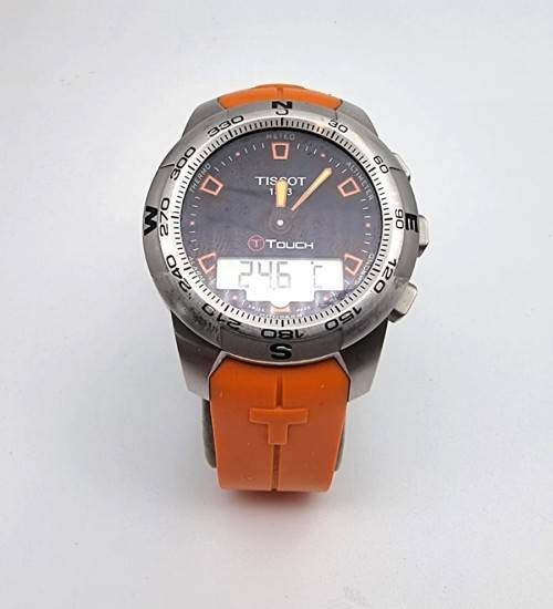 Tissot T-Touch Watch. Stunning Condition. With box and booklet.