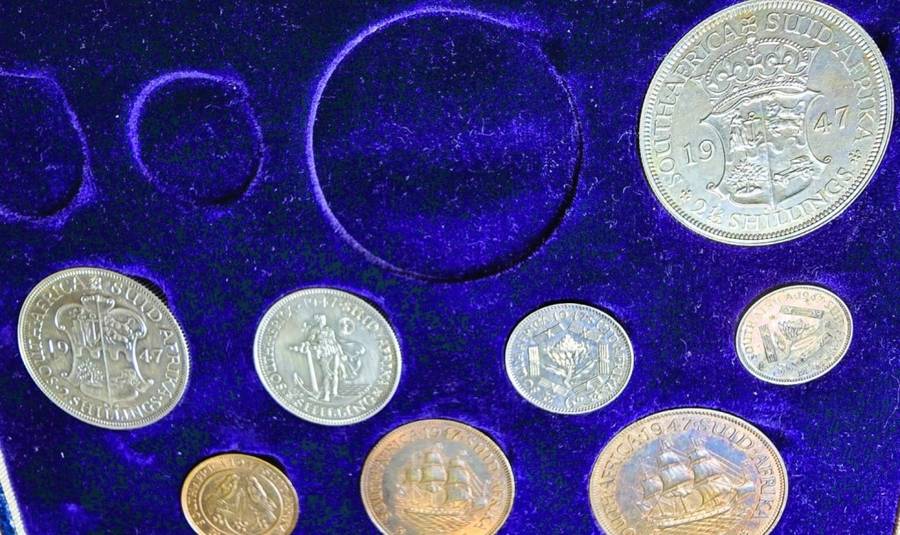 1947 SA Union Partial Proof Set