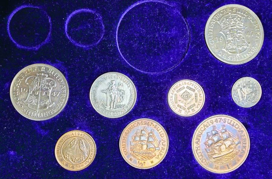 1947 SA Union Partial Proof Set