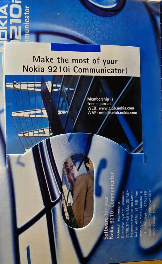 Nokia 9210i Communicator Cell phone 2003 vintage state of the art full keypad still in box-READ!!